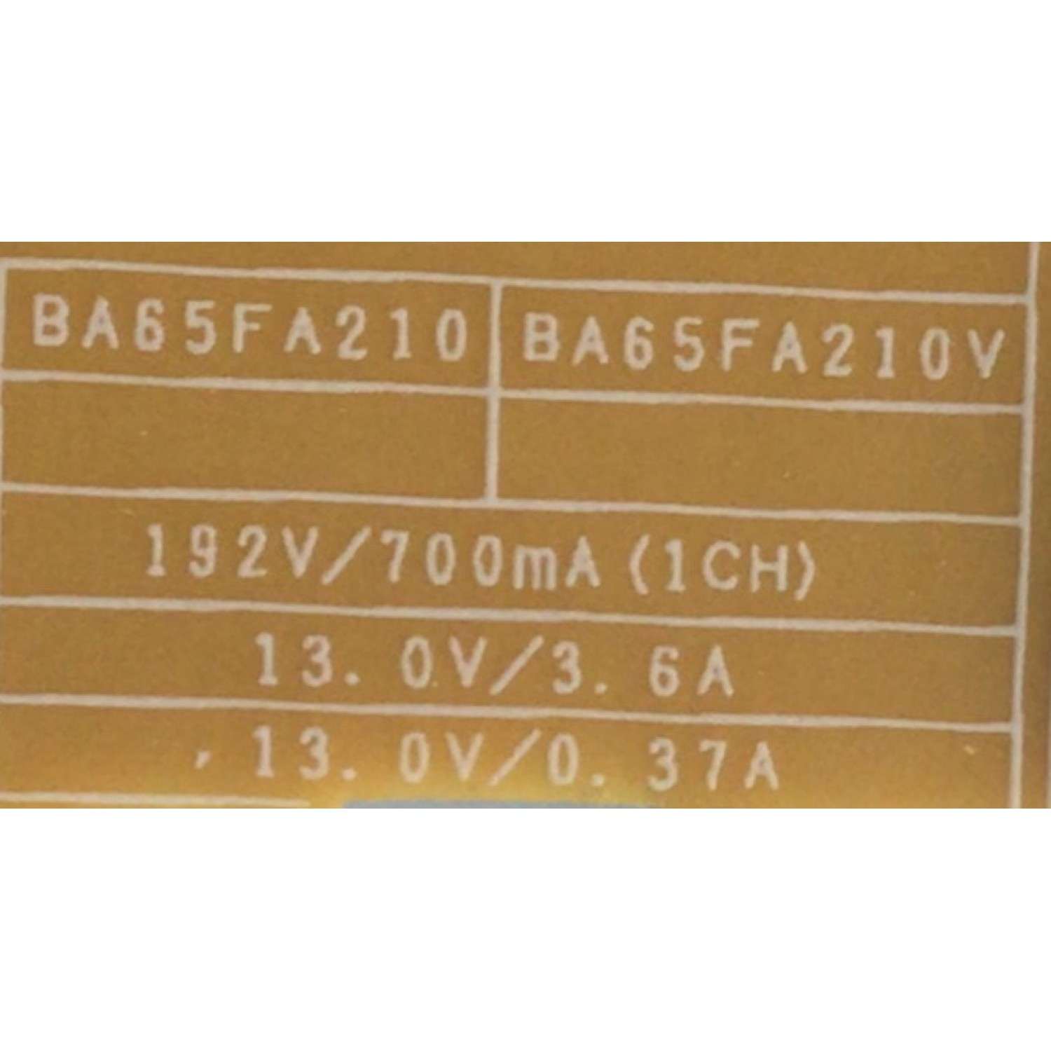 FUENTE DE PODER PARA TV SAMSUNG / NUMERO DE PARTE BA60FA210V / KANT_SU2E_58_60_65_HYBRID_PW / PANEL CY-BT060HGSV2H / DISPLAY JE601R3HD1K / BN96-50741A / BN9650741A / MODELOS UN60TU690TFXZA UA03 / UN60TU7000 / UN60TU7000FXZA UA03 / UN60TU7000FXZA UC07 - Imagen 2